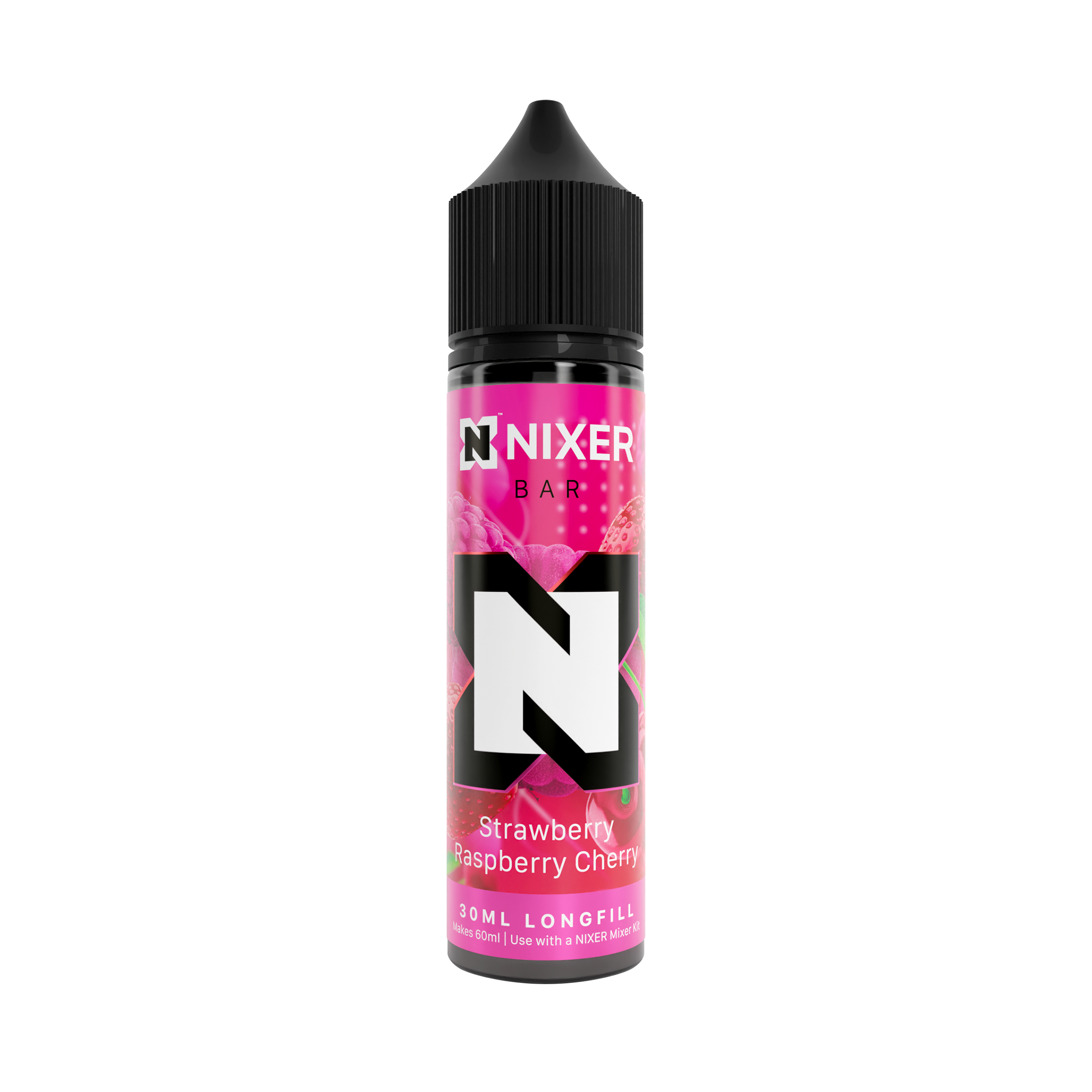 NIXER Bar - Strawberry Raspberry Cherry (Longfill)